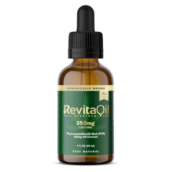 350mg Organic CBD Oil Tincture (Mint)